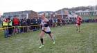 Tyne Bridge 3rd leg in the vetrans Durham Cathedral Relays. Photo: David T. Hewitson/Sports for All Pics